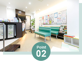 清潔な院内環境